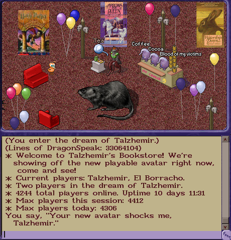 Talzhemir's bodacious bookstore